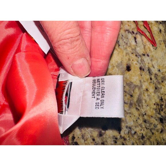 NWT Talbots 100% Silk Bright Pink Tweed Pencil Skirt Office Siren Business wear - Picture 8 of 9